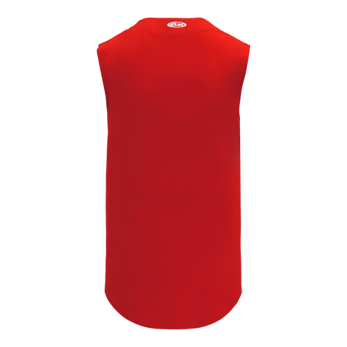 Athletic Knit Full Button Sleeveless Baseball Jersey (BA1812)